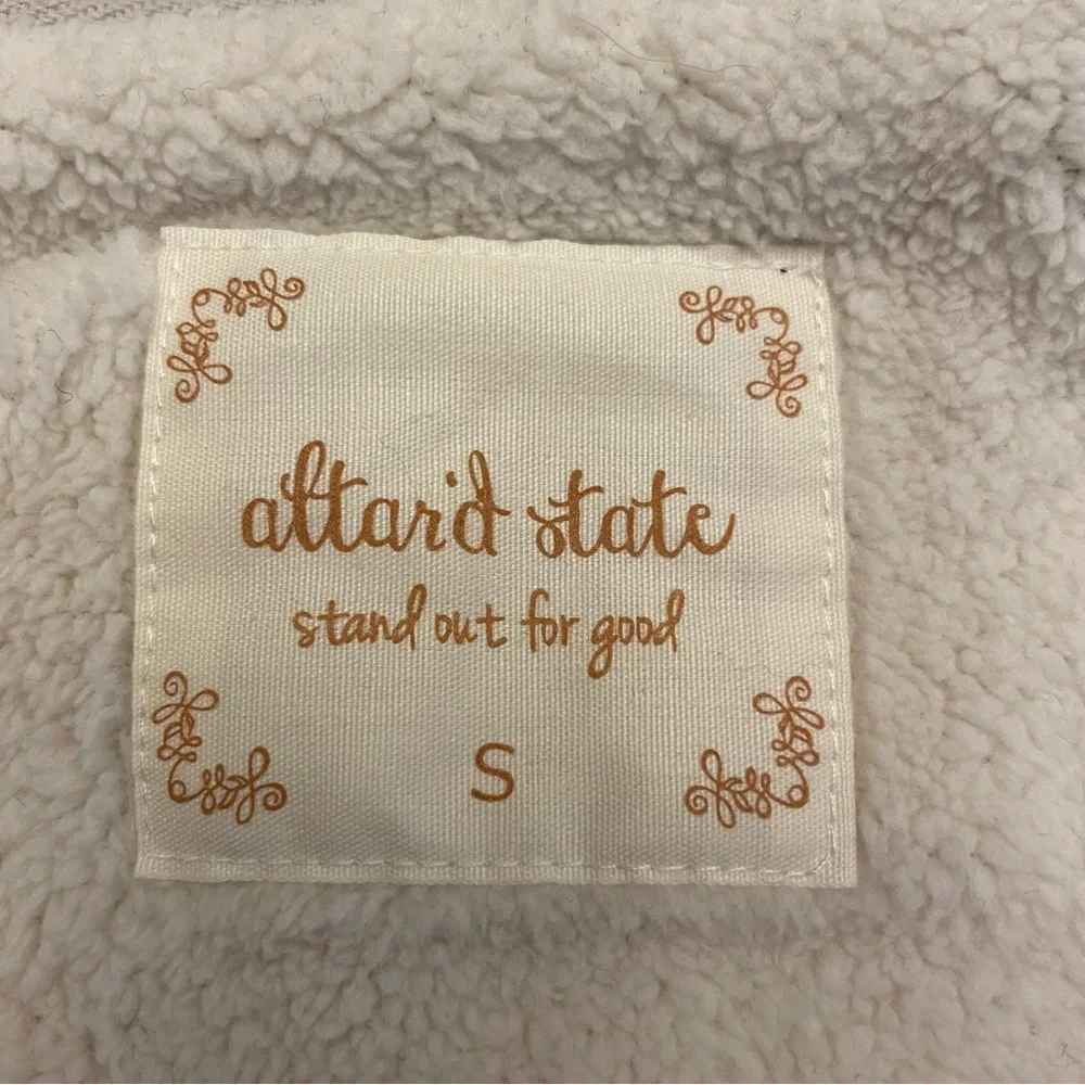 Altar’d State Soft Cotton Full Zip Vest. Size S